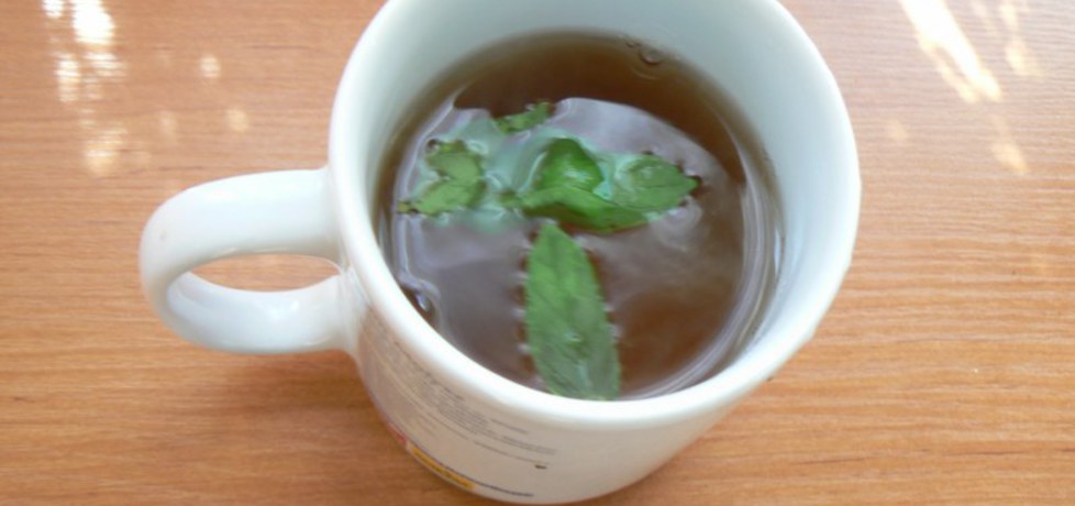 Orzeźwiająca herbata z miętą i cytryną (autor: bursztynek ...