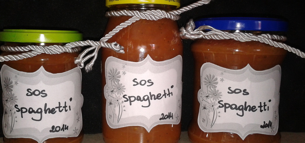 Sos spaghetti  do słoików (autor: paula99926)