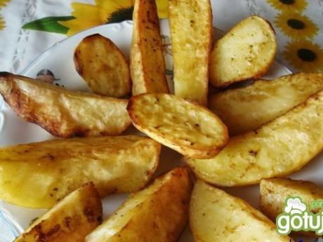 Przepis  pieczone ziemniaki prawie bez tłuszczu przepis