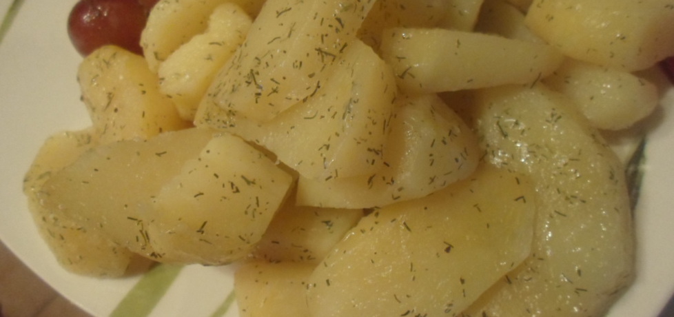 Opiekane ziemniaki z masłem (autor: polly66)