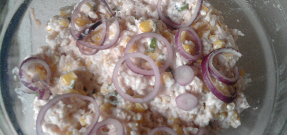 Sałatka ryżowa z łososiem (autor: wieslawa1)