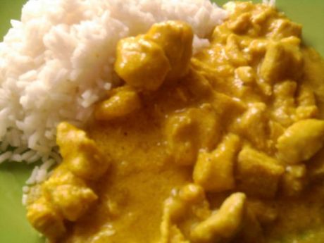 Przepis  dietetyczny indyk w curry przepis