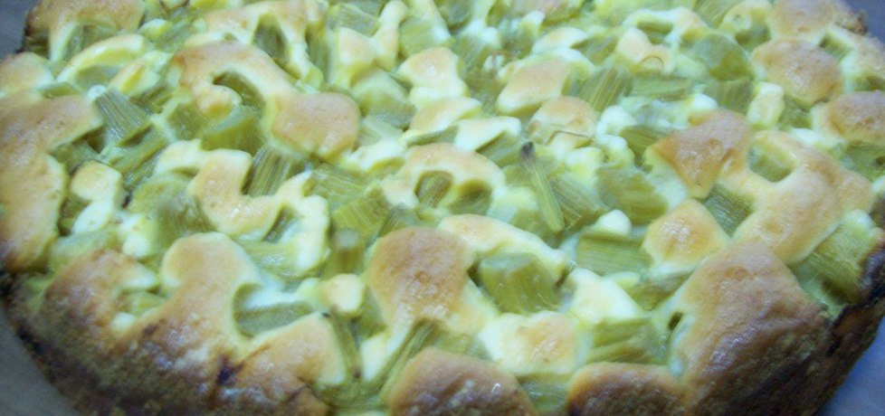 Ciasto lekkie owocowe z rabarbarem (autor: 1j1o1l1a1 ...