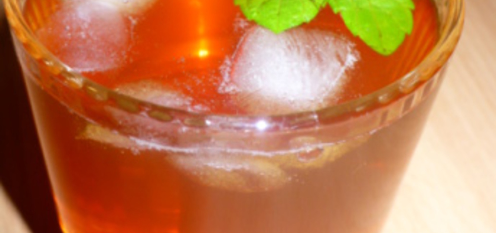 Herbata z miętą i lodem przepis na 9 szklanek (autor ...
