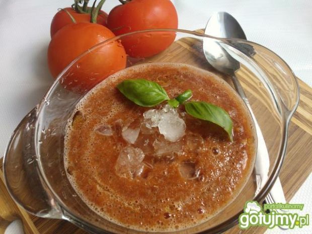 Przepis  gazpacho  włoski chłodnik z pomidorów przepis