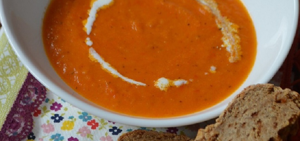 Zupa krem z pomidorów i papryki (autor: leonowie)