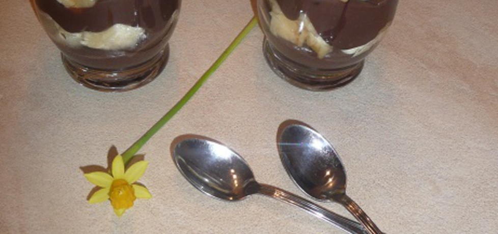 Deser czekoladowo- bananowy (autor: aginaa)