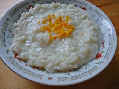 Pudding ryżowy z pomarańczą