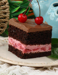 Ciasto czekoladowo – wiśniowe