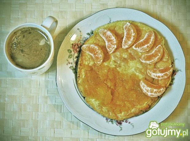 Przepis  słodki omlet biszkoptowy przepis