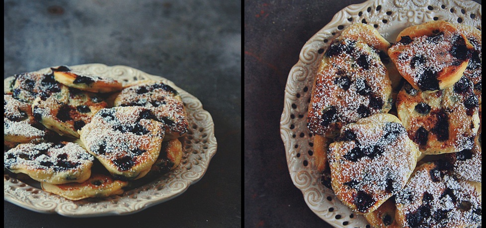 Mini pancakes z jagodami (autor: apm)