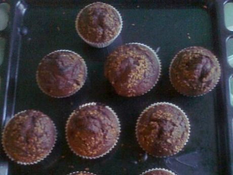 Przepis  muffinki czekoladowe z konfiturą przepis