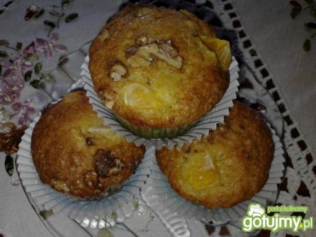 Przepis  pomarańczowe muffiny z mandarynką przepis