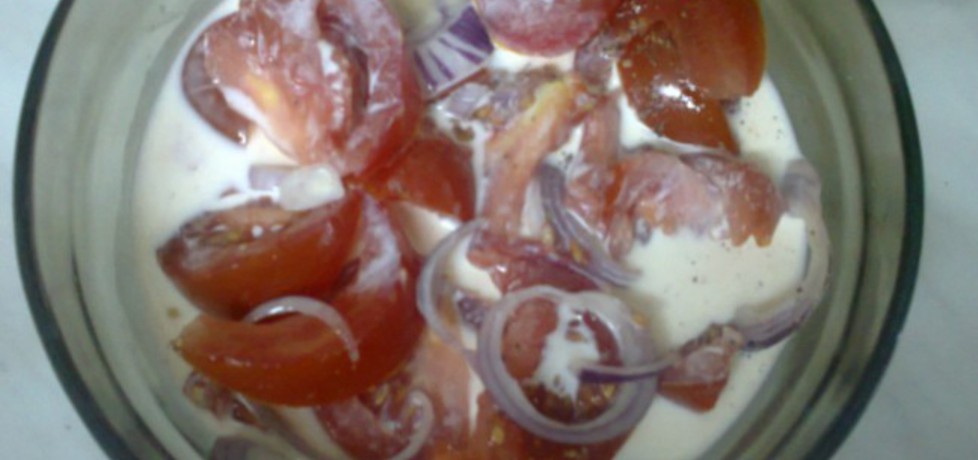 Pomidory ze śmietaną i szczyptą czosnku (autor: noculos ...
