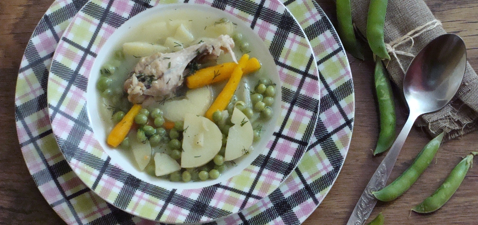Zupa z zielonym groszkiem (autor: iziona)