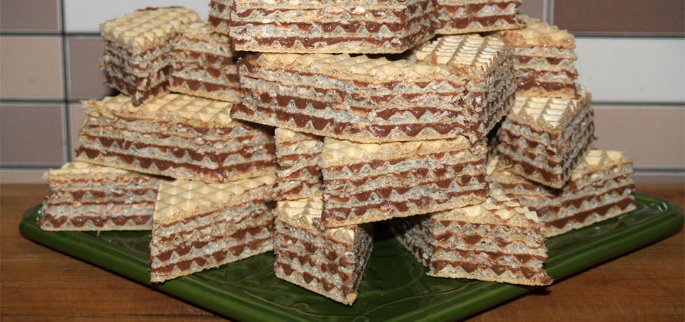 Wafle z kremem kakaowym (autor: ali)