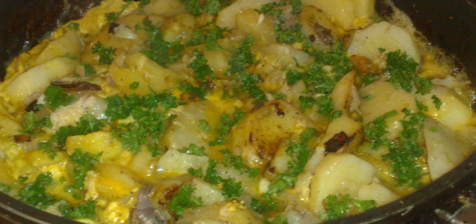 Podsmażane ziemniaki z wędzoną makrelą (autor: teresa18 ...