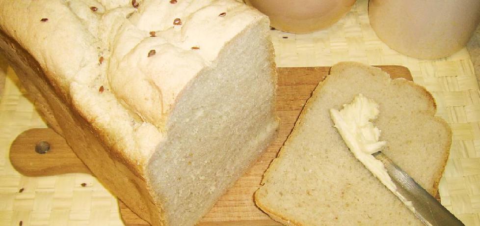 Domowy chleb pszenny z siemieniem lnianym (autor: soovka ...