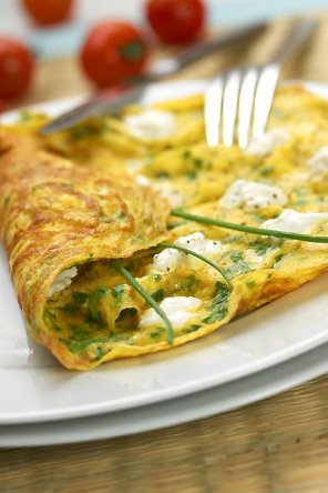 Ziołowy omlet  prosty przepis i składniki