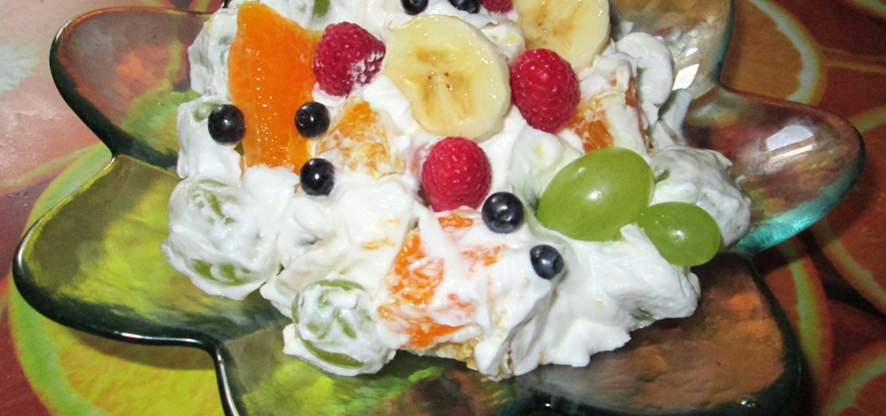 Deser owocowy z kremem (autor: katarzyna40)