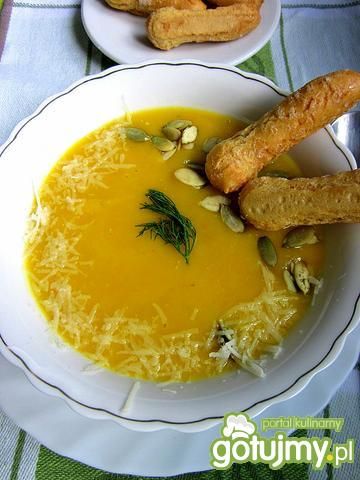 Przepis  zupa  krem z dyni /pikantna / przepis