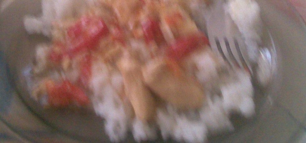 Filet z kurczaka w sosie chińskim z ryżem (autor: margo1 ...