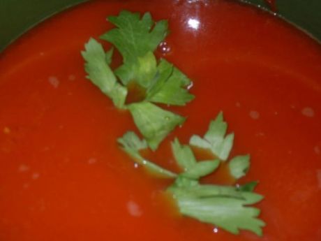 Przepis  zupa pomidorowa na zimno przepis