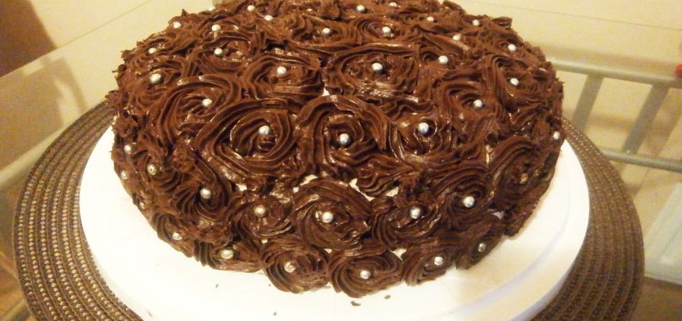 Tort czekoladowy z wiśniami (autor: magdalea)