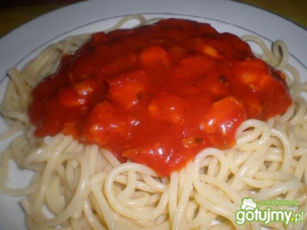 Spaghetti z kurczakiem  sposób przyrządzenia