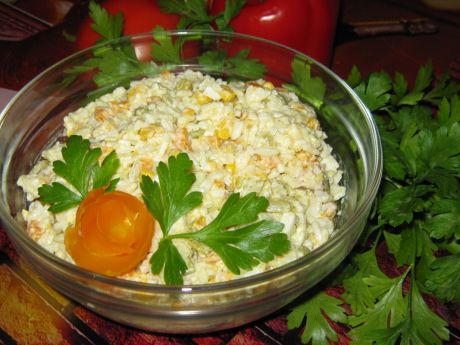 Przepis  sałatka z ryżem i warzywami przepis