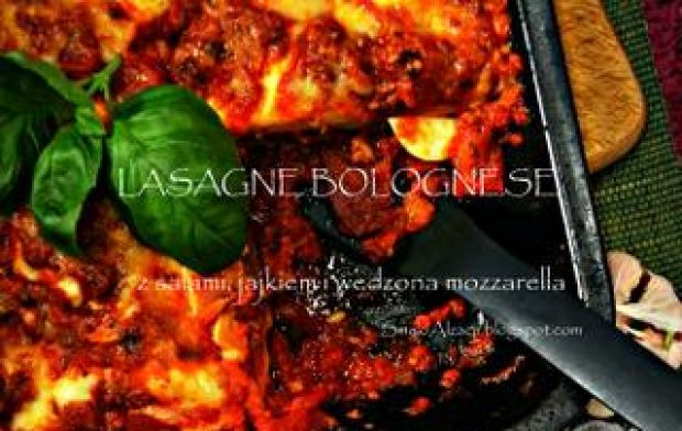 Przepis  lasagne bolognese przepis