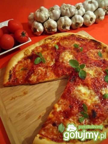 Przepis  pizza margerita według mychy przepis