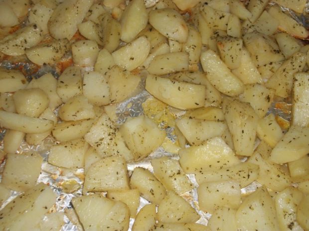 Przepis  pieczone ziemniaki wg zub3r'a przepis