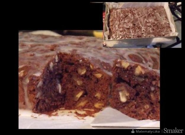 Ciasto orzechowo- czekoladowe