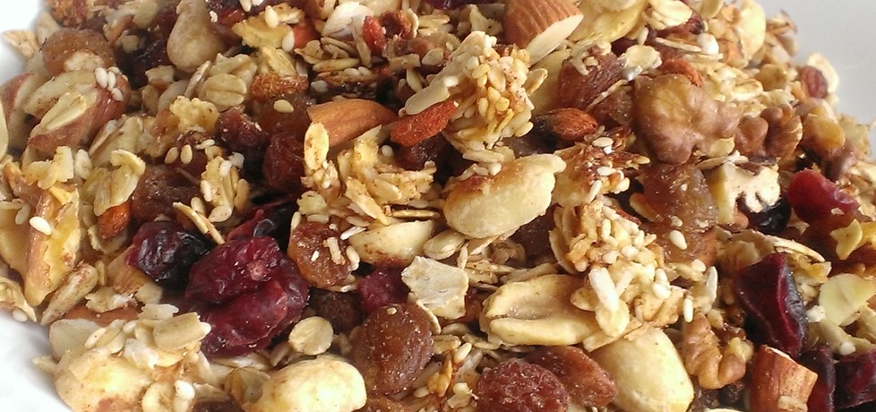 Domowa granola (musli) (autor: kuchcik-gotuje)