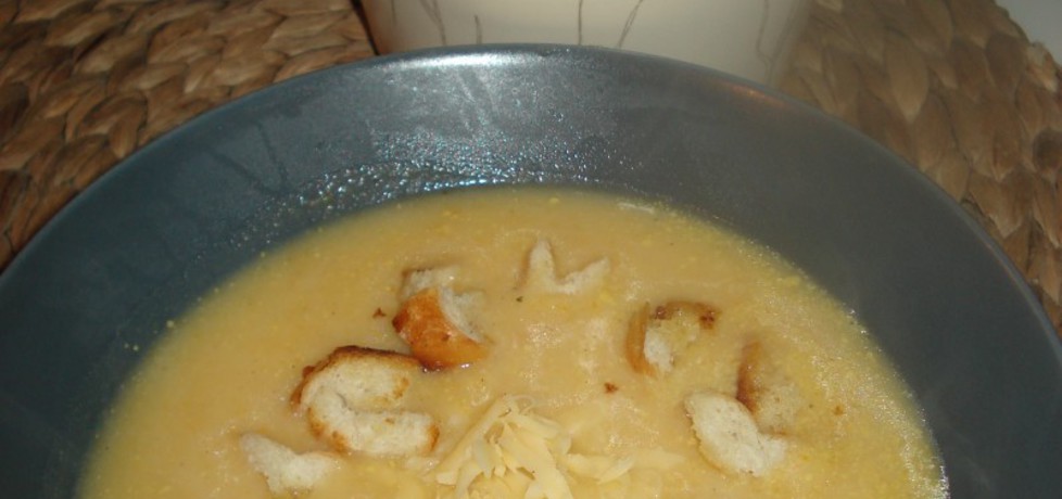 Zupa krem selerowa z grzankami i serem (autor: norweska20 ...