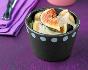 Świeże figi z mascarpone  prosty przepis i składniki
