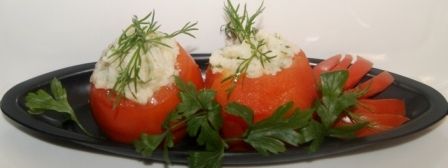 Przepis  puree z kalafiora w pomidorach przepis