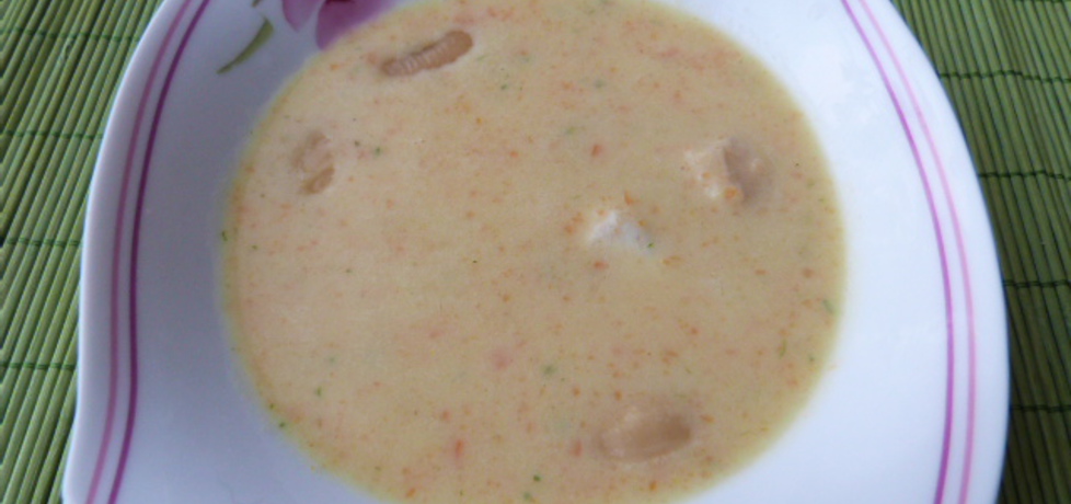 Zupa krem z porów i fasoli (autor: renatazet)