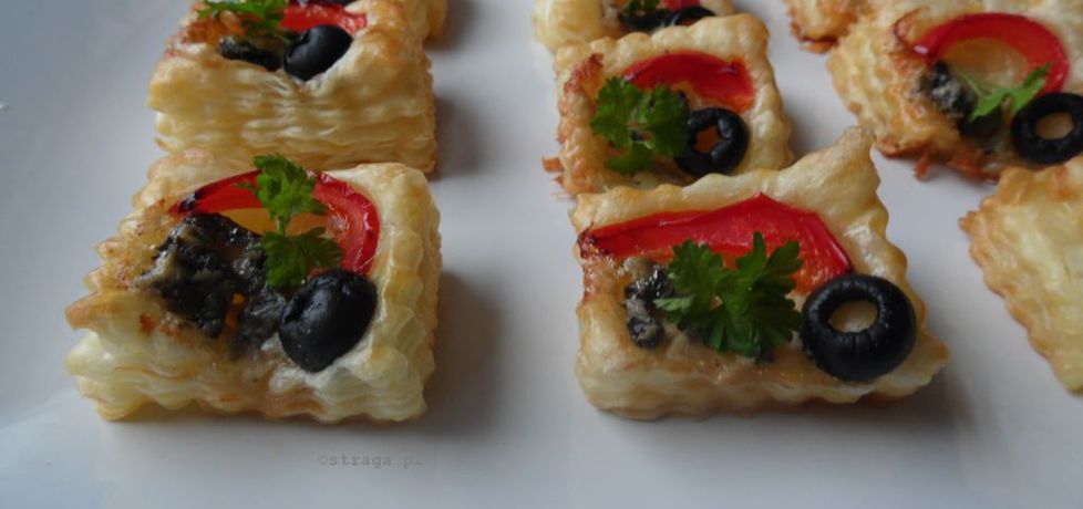 Mini tartinki z ciasta francuskiego (autor: jolantaps)