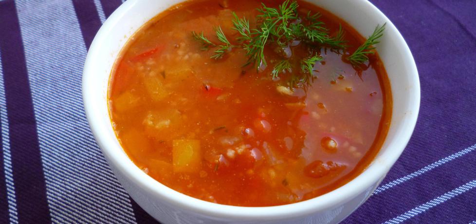 Zupa pomidorowa z soczewicą i papryką (autor: cukiereczek13 ...