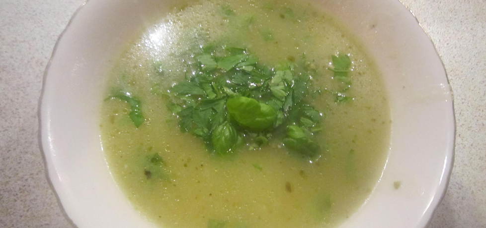 Zupa z cukinii z bazylią i oregano (autor: kate131)