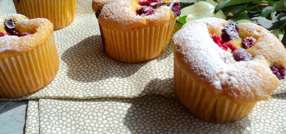 Muffiny biszkoptowe z owocami letnimi (autor: anna133 ...