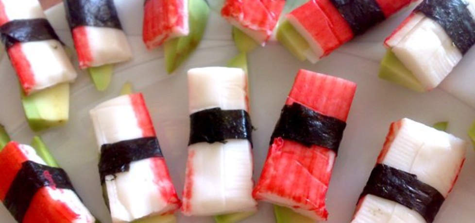 Sushi: krab z awokado (autor: panimisiowa)