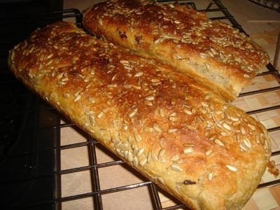 Razowy chleb z miodem
