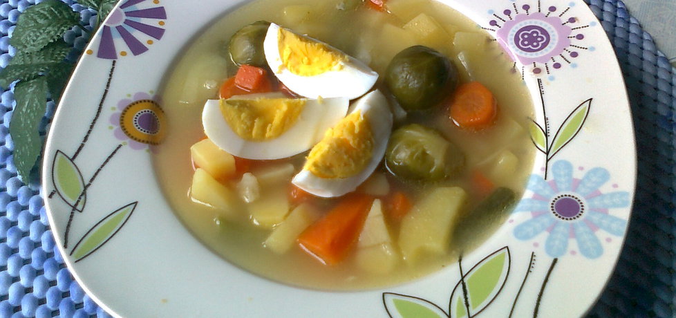Zupa warzywna z jajkiem (autor: katarzyna59)