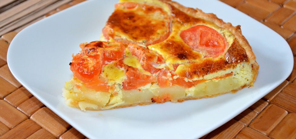 Tarta ziemniaczano-pomidorowa (autor: asik32)