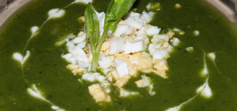 Zupa-krem szpinakowy z ryżem (autor: habibi)