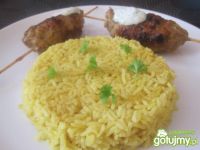 Przepis  ryż z curry do kebabów przepis