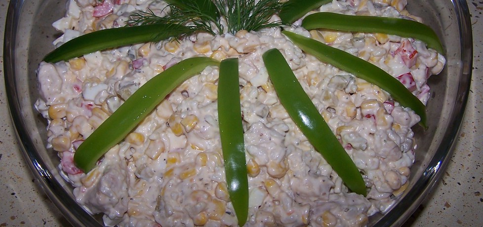 Sałatka z ryżem i kurczakiem (autor: malinka)